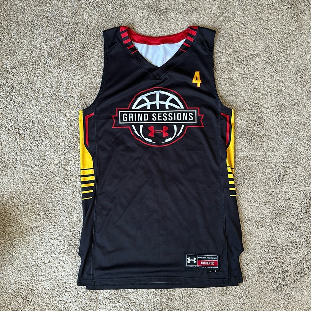 Under Armour Grind Session Basketball Jersey #4 size M